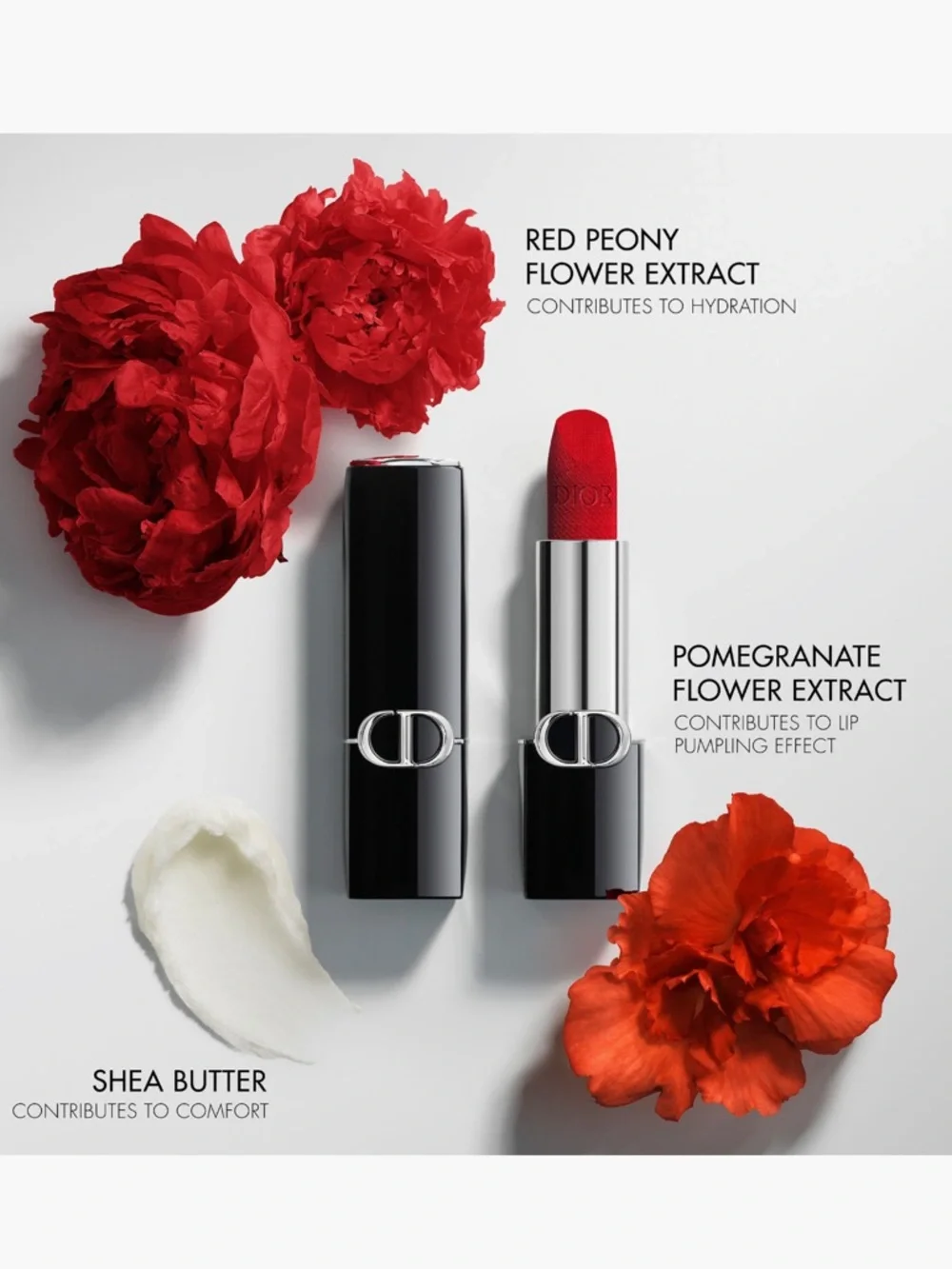 NWT Dior Rouge Dior 999 Satin Lipstick Mini Travel Size 1.5g